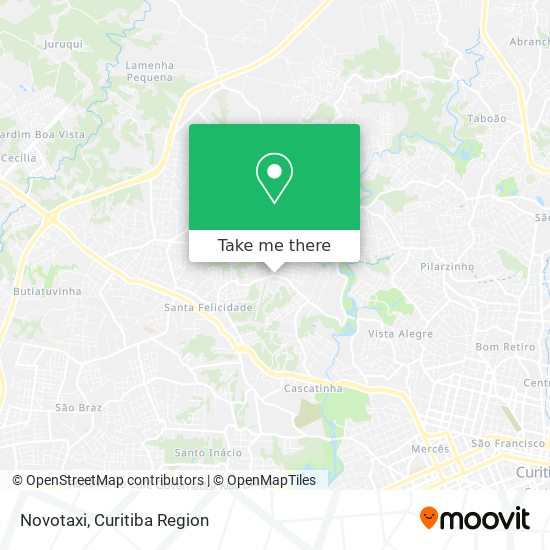 Novotaxi map