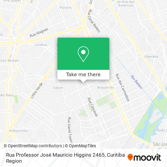 Rua Professor José Maurício Higgins 2465 map