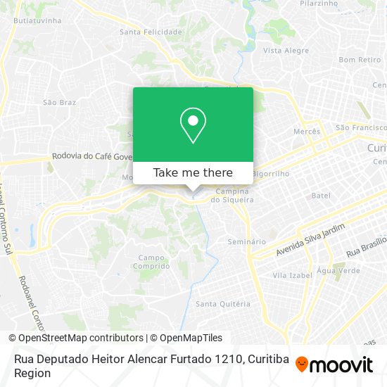 Rua Deputado Heitor Alencar Furtado 1210 map