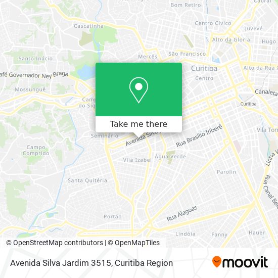 Avenida Silva Jardim 3515 map