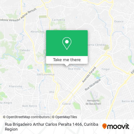 Rua Brigadeiro Arthur Carlos Peralta 1466 map