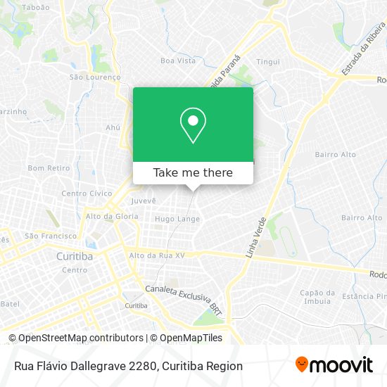 Rua Flávio Dallegrave 2280 map