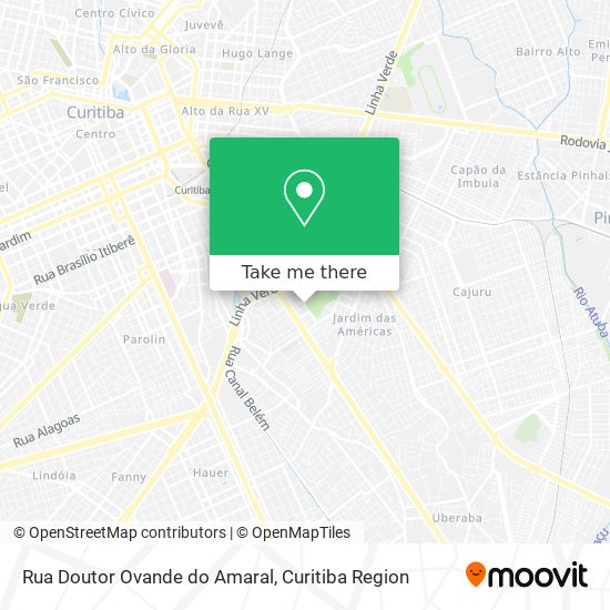 Rua Doutor Ovande do Amaral map