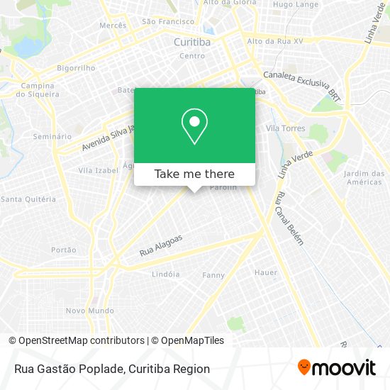 Rua Gastão Poplade map