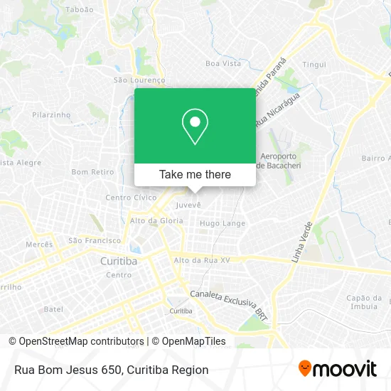 Rua Bom Jesus 650 map