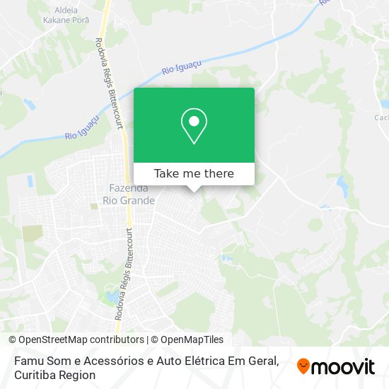 Famu Som e Acessórios e Auto Elétrica Em Geral map