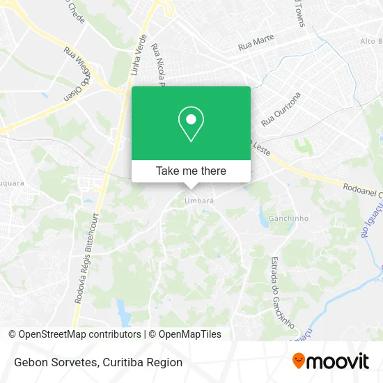 Gebon Sorvetes map