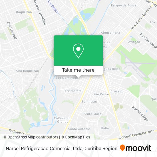 Mapa Narcel Refrigeracao Comercial Ltda