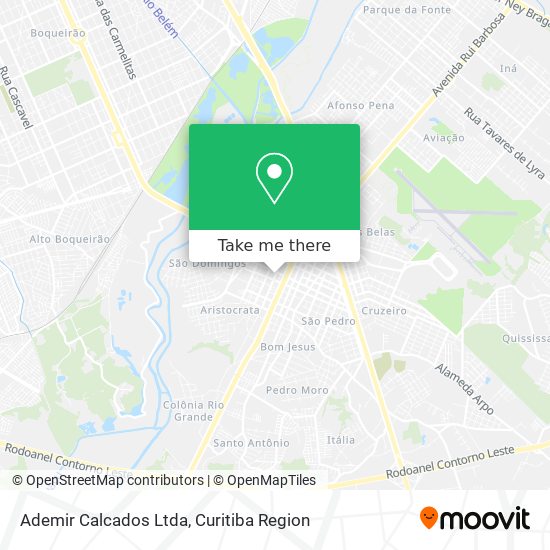 Mapa Ademir Calcados Ltda