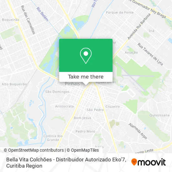 Bella Vita Colchões - Distribuidor Autorizado Eko'7 map