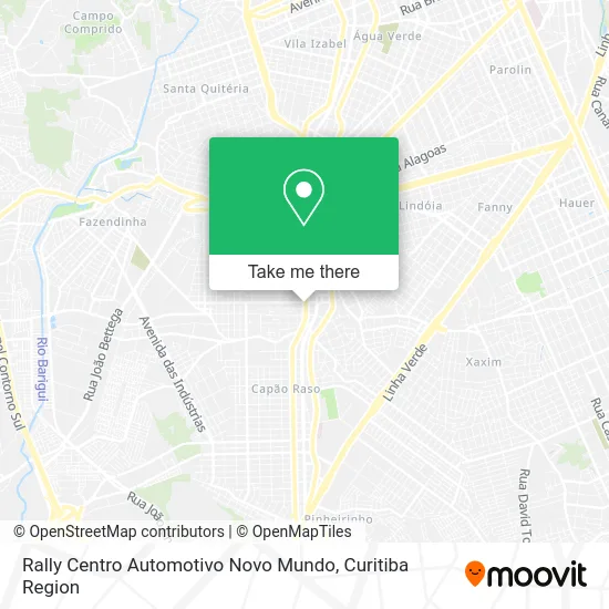 Rally Centro Automotivo Novo Mundo map