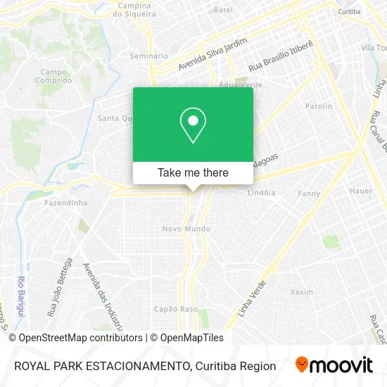ROYAL PARK ESTACIONAMENTO map