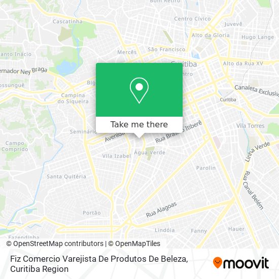 Fiz Comercio Varejista De Produtos De Beleza map