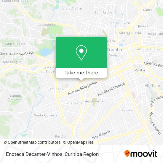 Enoteca Decanter-Vinhos map