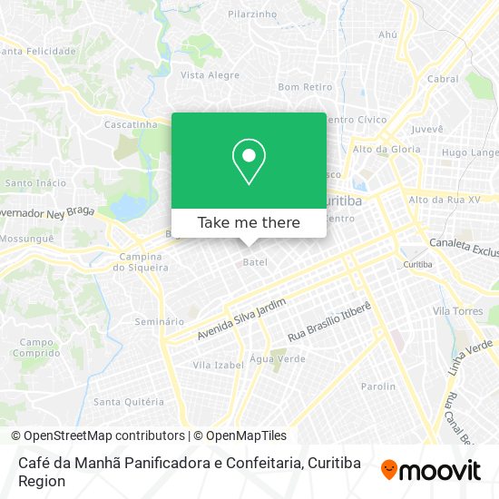 Café da Manhã Panificadora e Confeitaria map