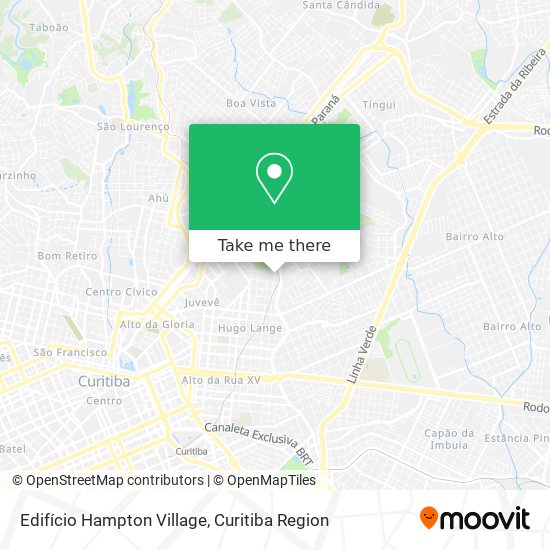 Edifício Hampton Village map
