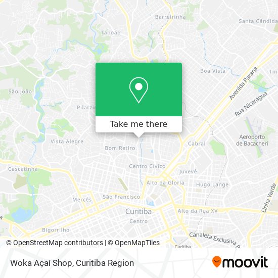 Woka Açaí Shop map