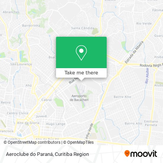Aeroclube do Paraná map