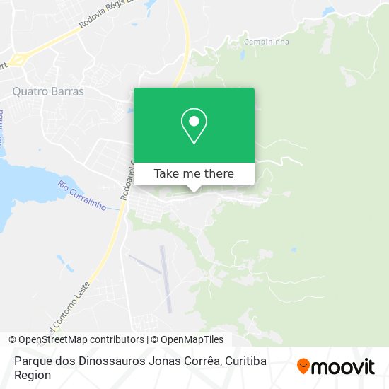 Mapa Parque dos Dinossauros Jonas Corrêa