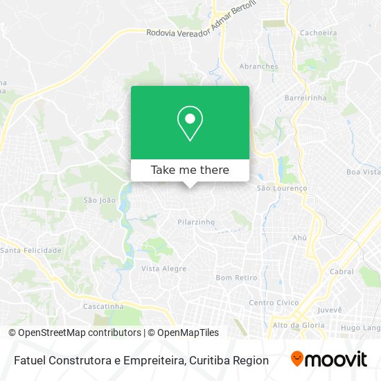 Mapa Fatuel Construtora e Empreiteira