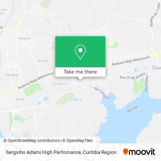 Serginho Adami High Perfomance map