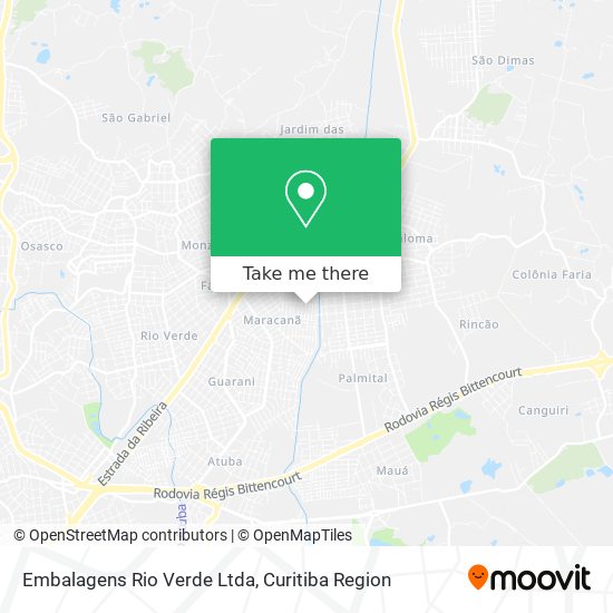 Embalagens Rio Verde Ltda map