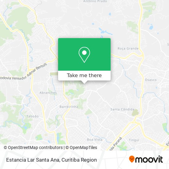 Estancia Lar Santa Ana map