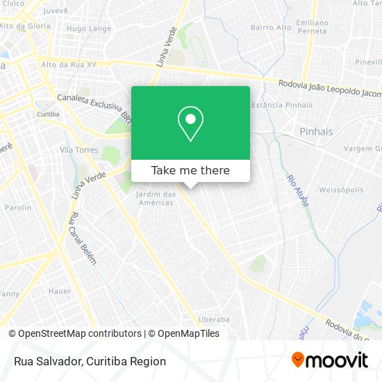 Rua Salvador map