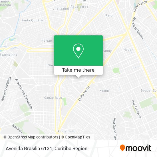 Avenida Brasília 6131 map