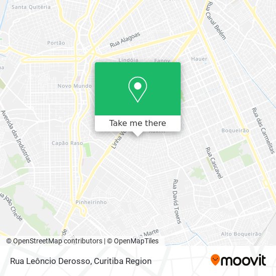 Rua Leôncio Derosso map