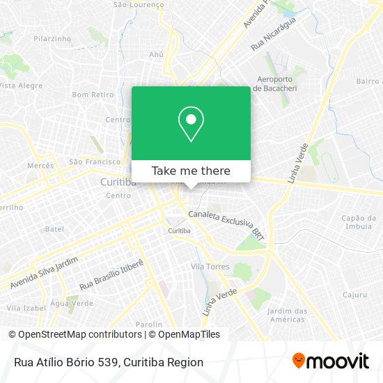 Rua Atílio Bório 539 map