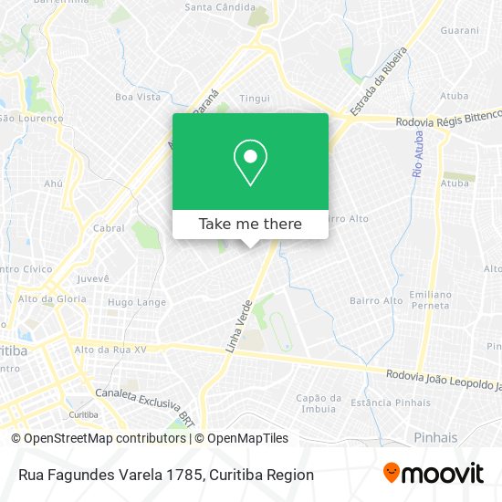 Rua Fagundes Varela 1785 map