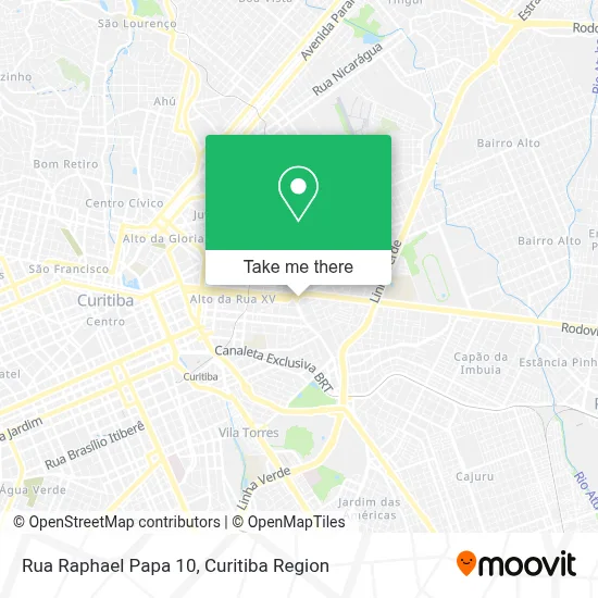 Rua Raphael Papa 10 map