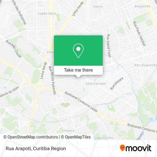 Rua Arapoti map