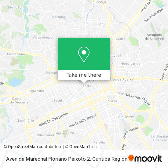 Mapa Avenida Marechal Floriano Peixoto 2