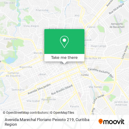 Avenida Marechal Floriano Peixoto 219 map