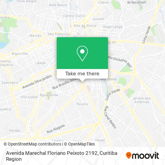 Mapa Avenida Marechal Floriano Peixoto 2192