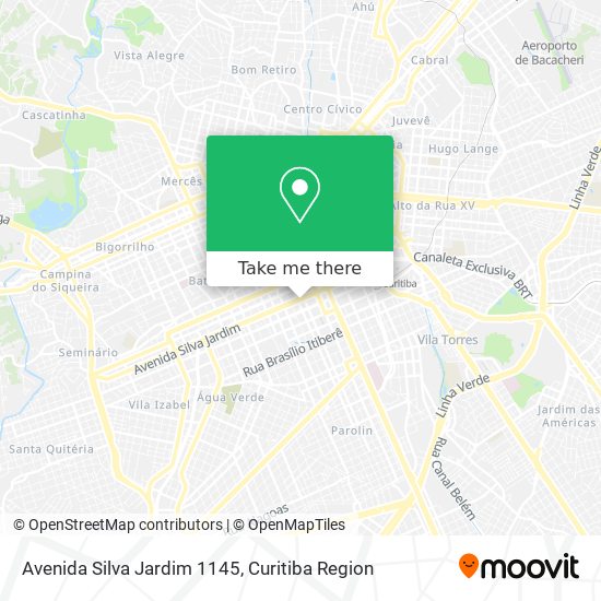 Avenida Silva Jardim 1145 map