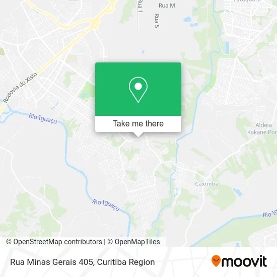 Rua Minas Gerais 405 map