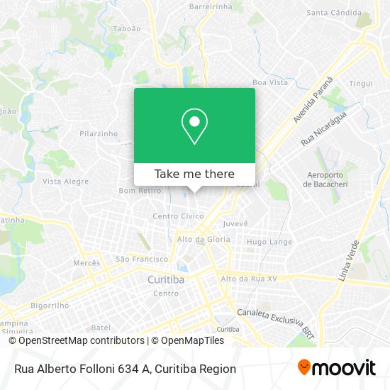 Rua Alberto Folloni 634 A map