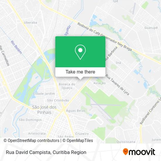 Rua David Campista map