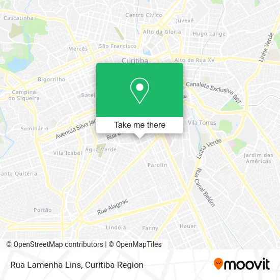 Rua Lamenha Lins map