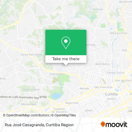 Rua José Casagrande map