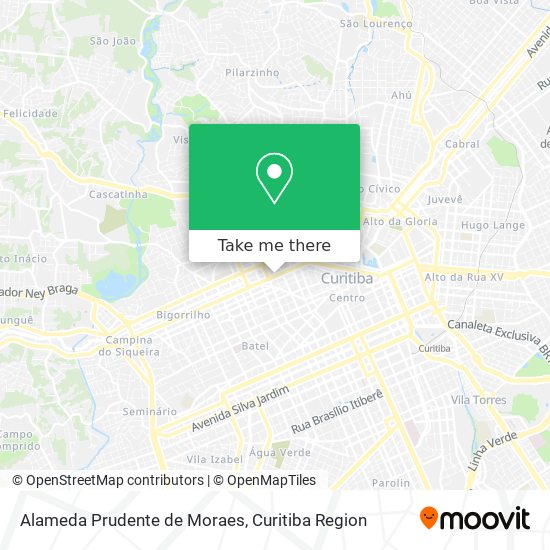 Alameda Prudente de Moraes map