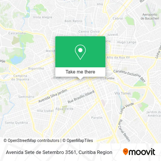 Avenida Sete de Setembro 3561 map