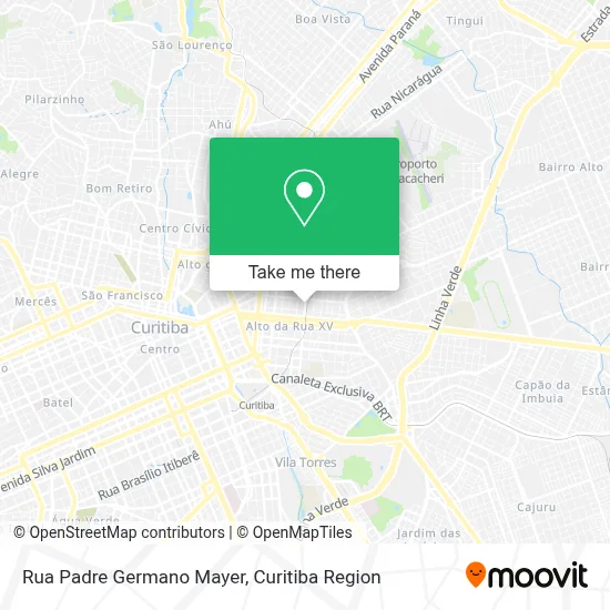 Rua Padre Germano Mayer map