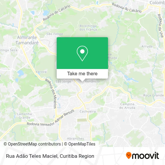 Rua Adão Teles Maciel map