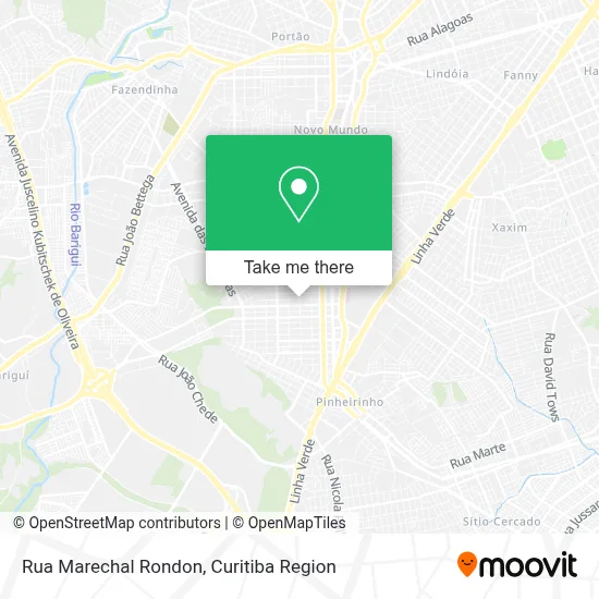 Rua Marechal Rondon map