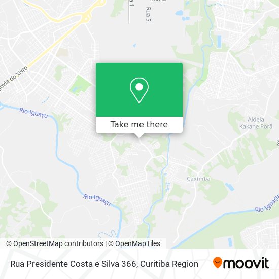 Rua Presidente Costa e Silva 366 map