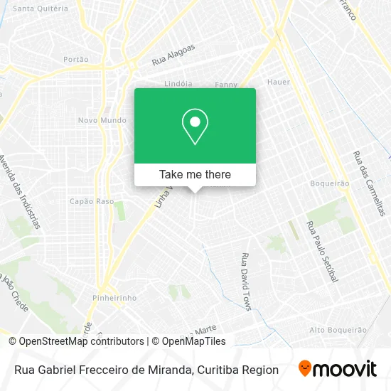 Rua Gabriel Frecceiro de Miranda map